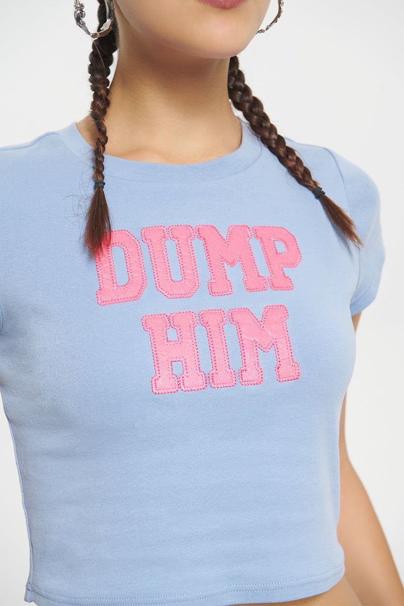 Dump Him Baby Tee sold by Juicy Couture product image thumbnail 3