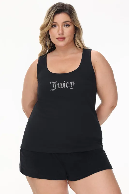 Plus-Size Long Bling Tank Top sold by Juicy Couture