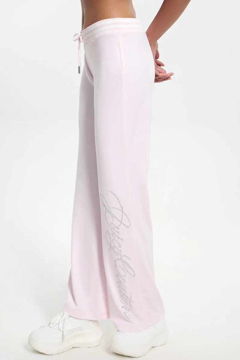 Script Bling Velour Track Pants sold by Juicy Couture