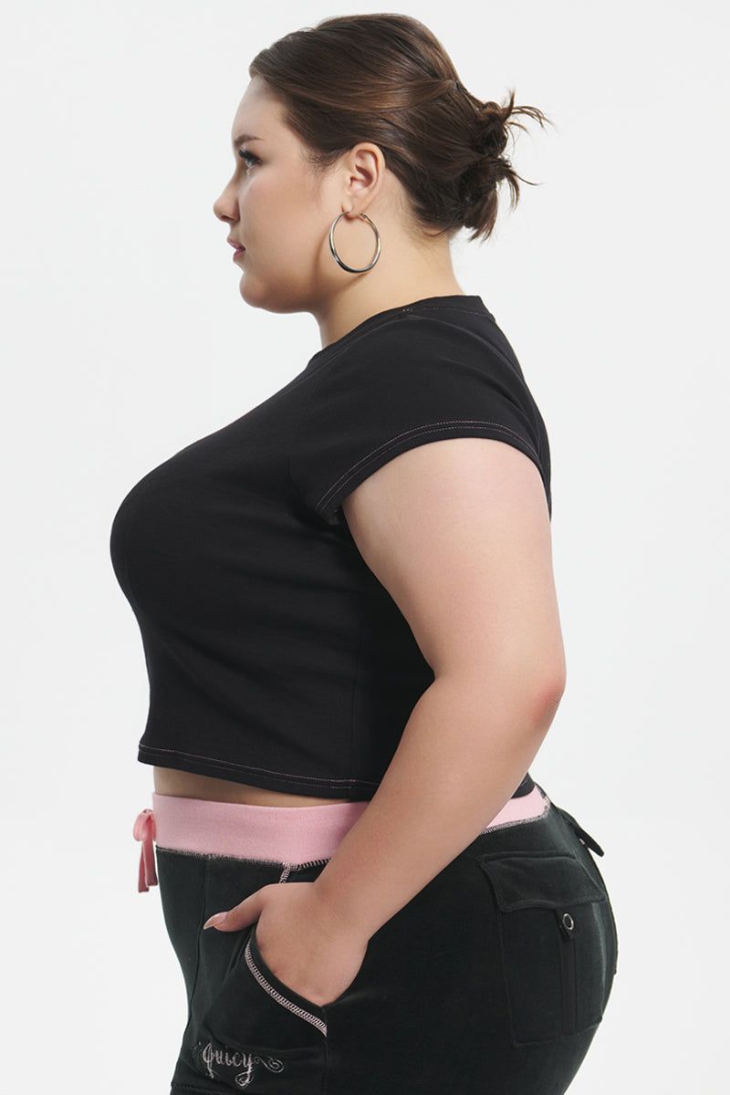 Plus-Size Dump Him Baby Tee sold by Juicy Couture product image thumbnail 2