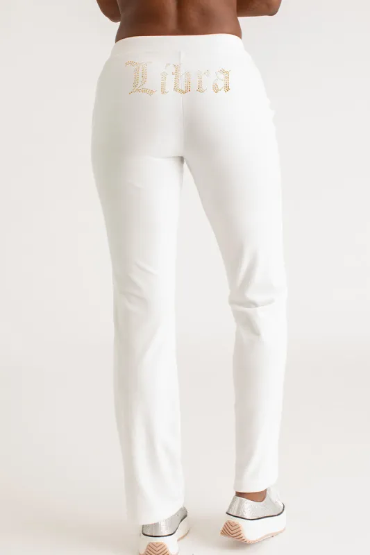 Libra Customizable Big Bling Velour Track Pants sold by Juicy Couture