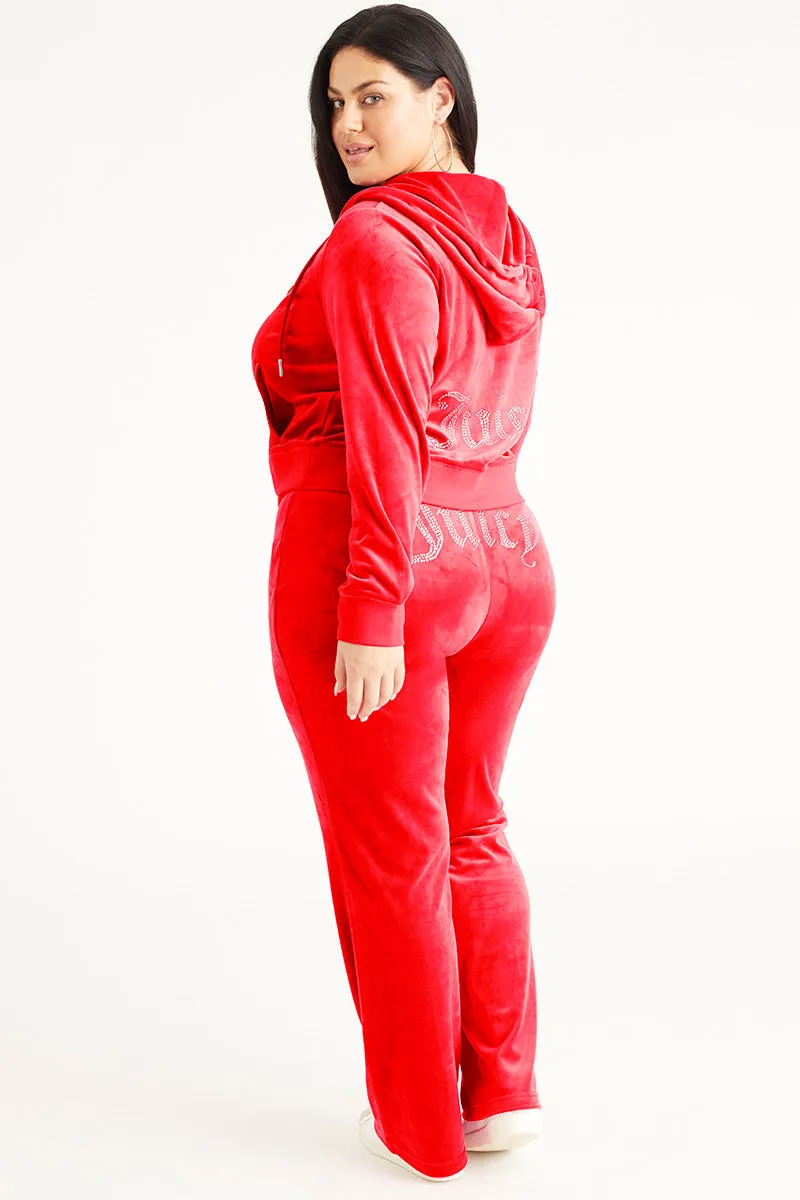 Plus-Size OG Big Bling Velour Track Pants sold by Juicy Couture product image thumbnail 4