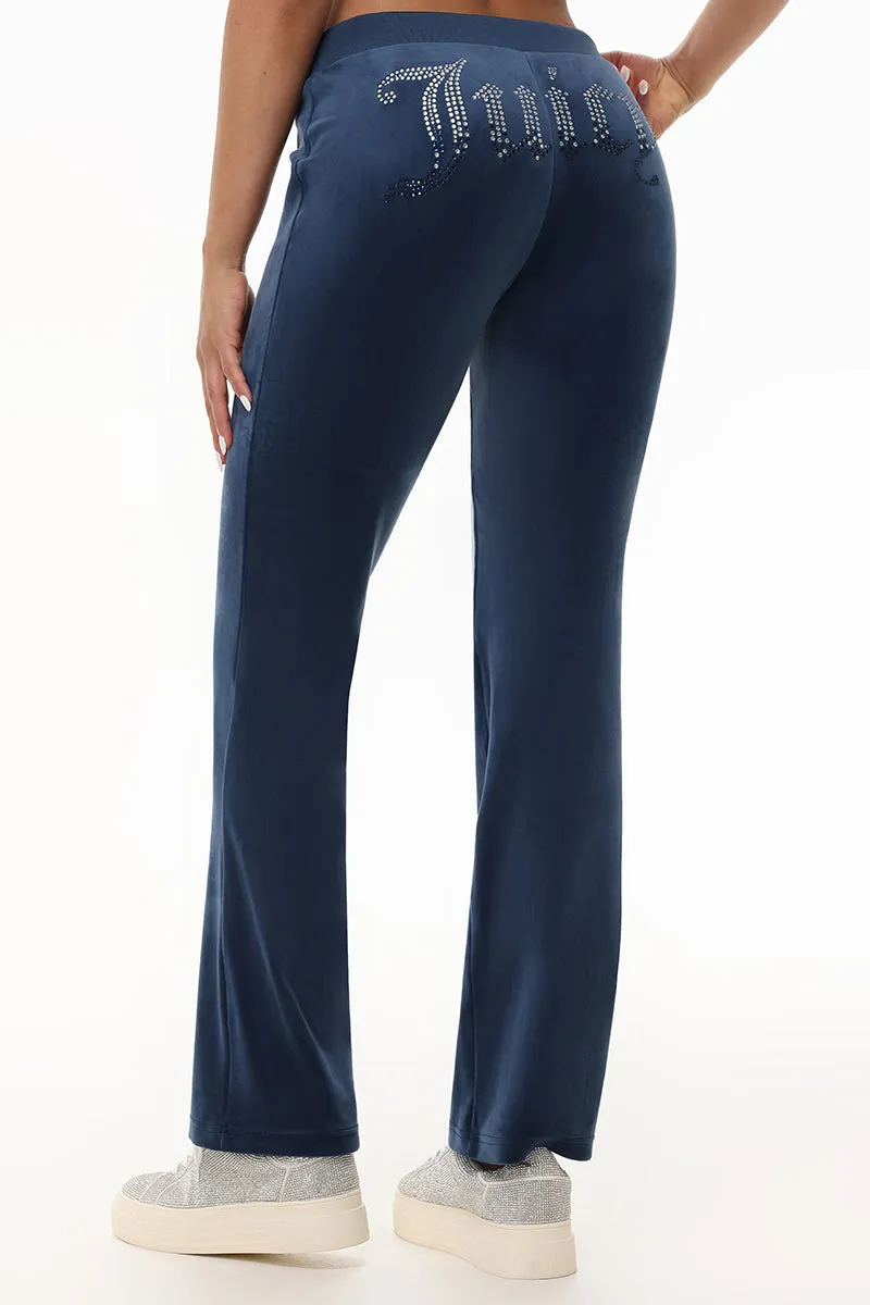 Ombre Big Bling Velour Track Pants sold by Juicy Couture