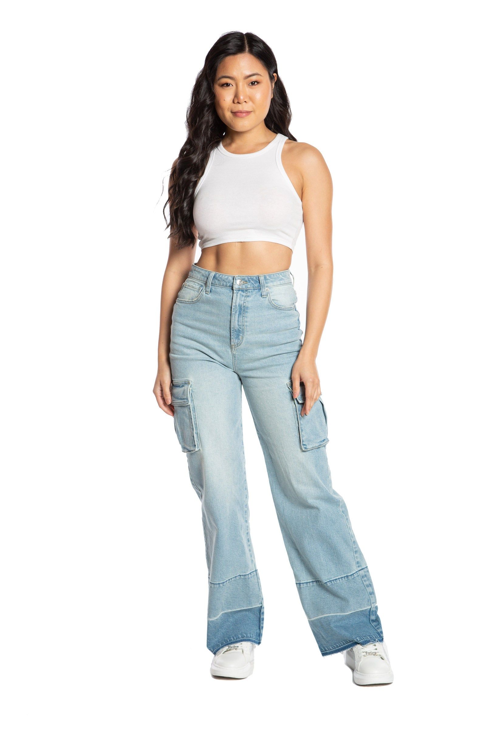 90's Wide Leg Cargo Pants sold by Juicy Couture