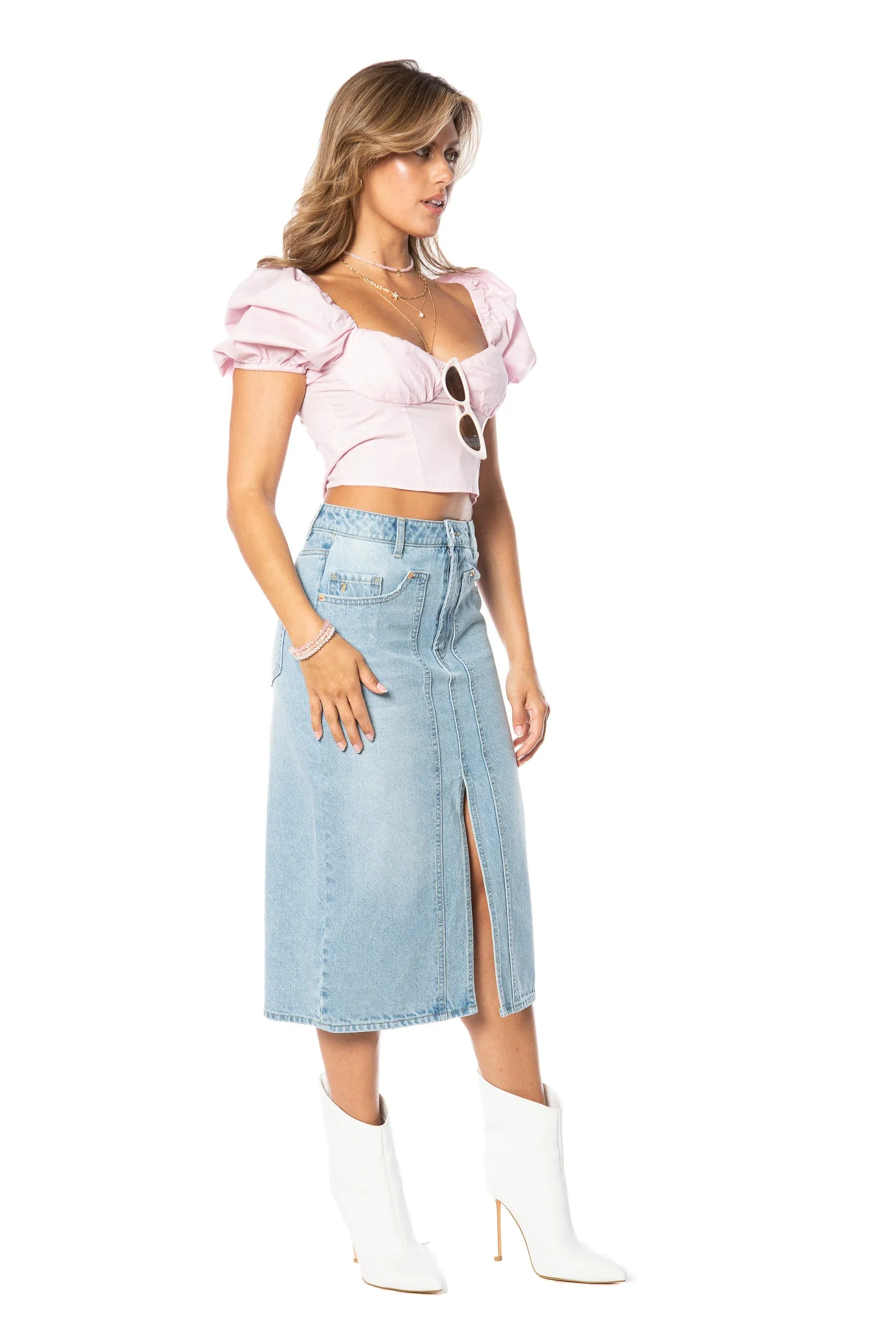 Front Panel Midi Skirt sold by Juicy Couture product image thumbnail 3