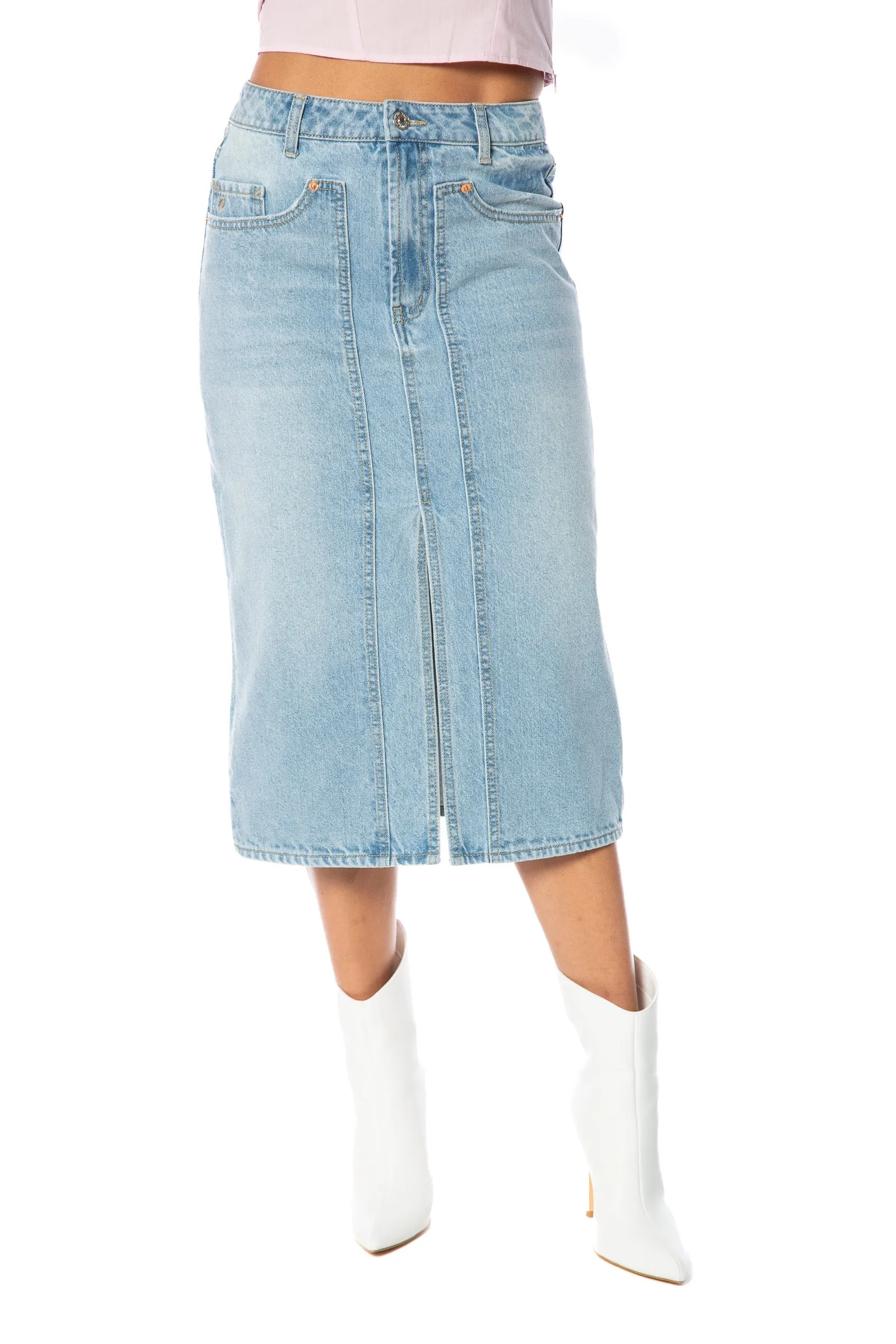 Front Panel Midi Skirt sold by Juicy Couture