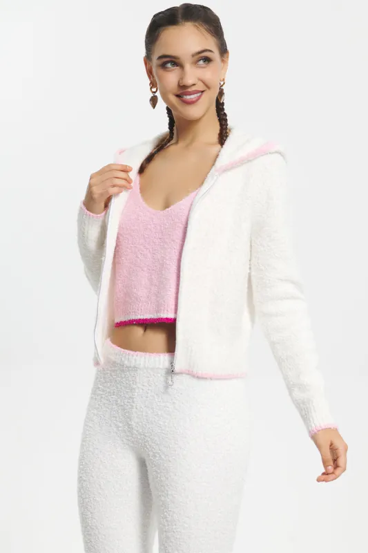 Boucle Sweater Hoodie sold by Juicy Couture