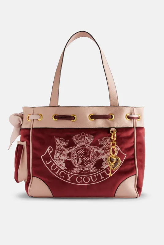 DARK RED DAYDREAMER SHOPPER BAG sold by Juicy Couture