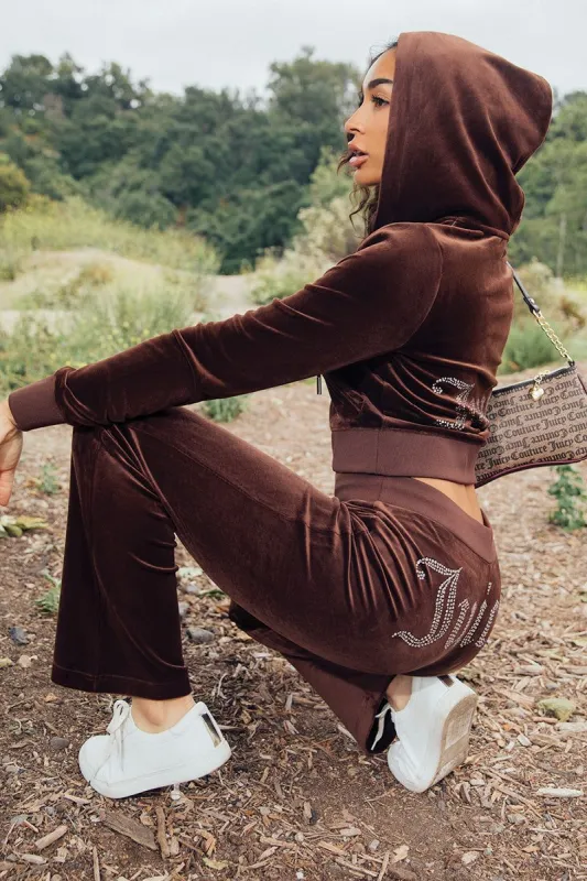 OG Big Bling Velour Track Pants sold by Juicy Couture
