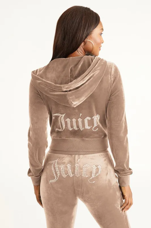 OG Big Bling Velour Hoodie sold by Juicy Couture