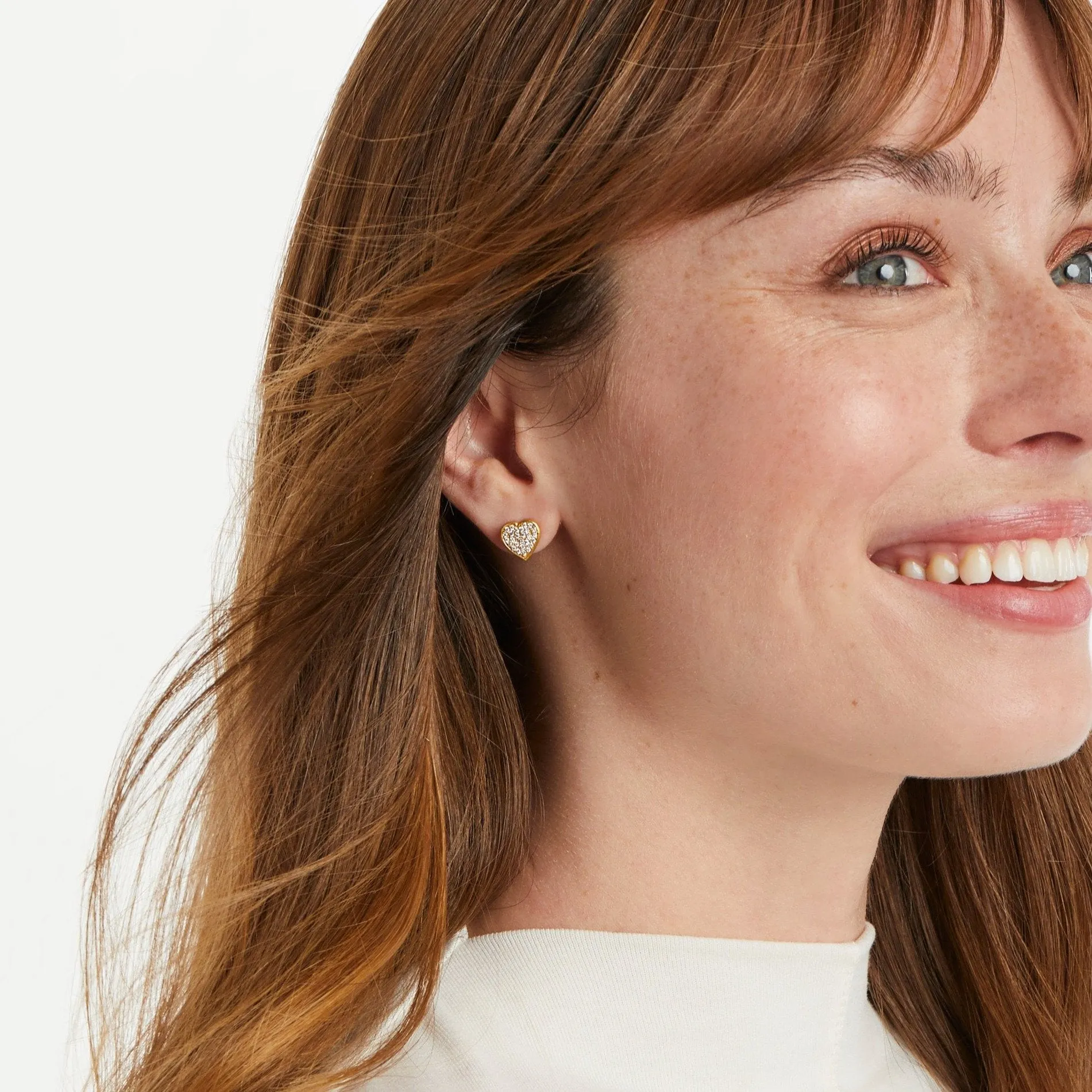 Heart Pavé Stud sold by Julie Vos product image thumbnail 2