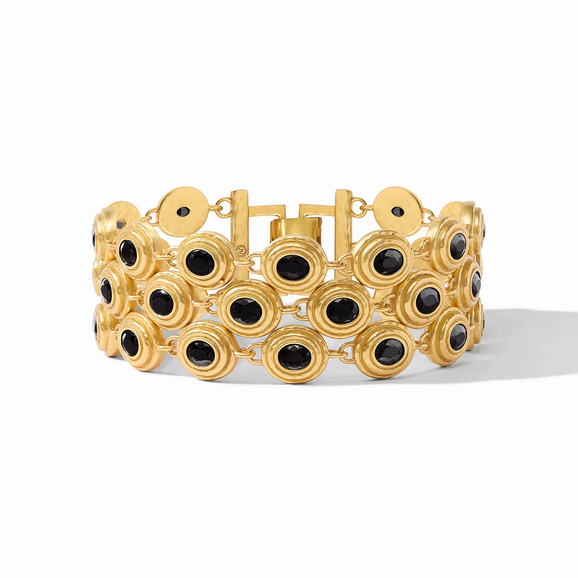 Tudor Triple Row Tennis Bracelet sold by Julie Vos product image thumbnail 3