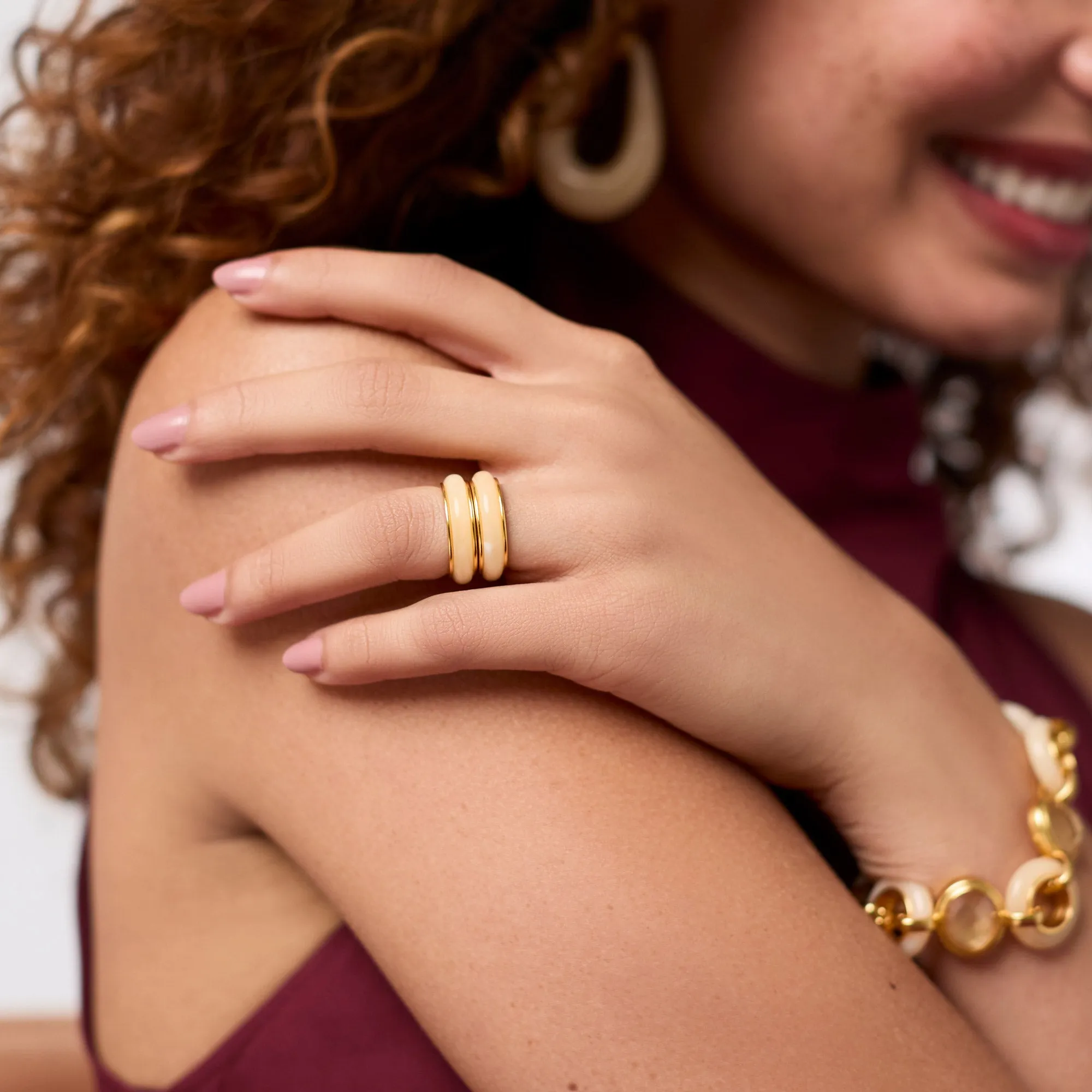 Carnaby Duet Ring sold by Julie Vos product image thumbnail 4