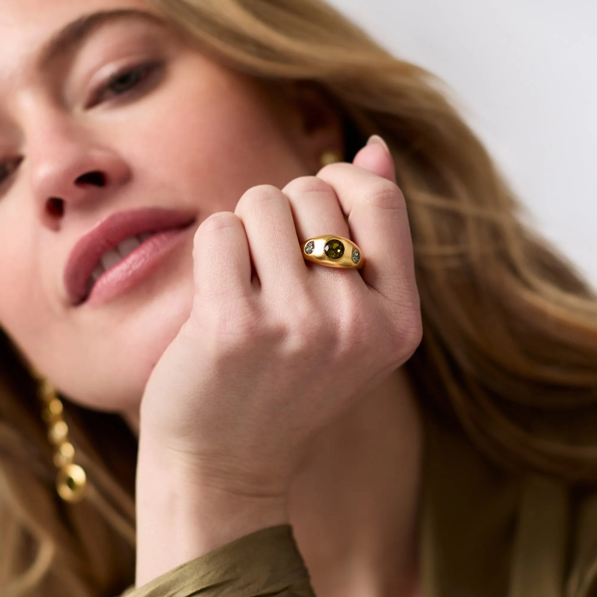 Rainbow Signet Ring sold by Julie Vos product image thumbnail 5