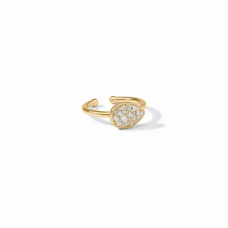 Pavé Teardrop Stacking Ring sold by Julie Vos