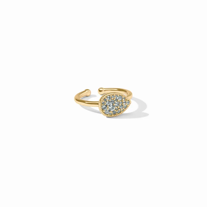 Pavé Teardrop Stacking Ring sold by Julie Vos