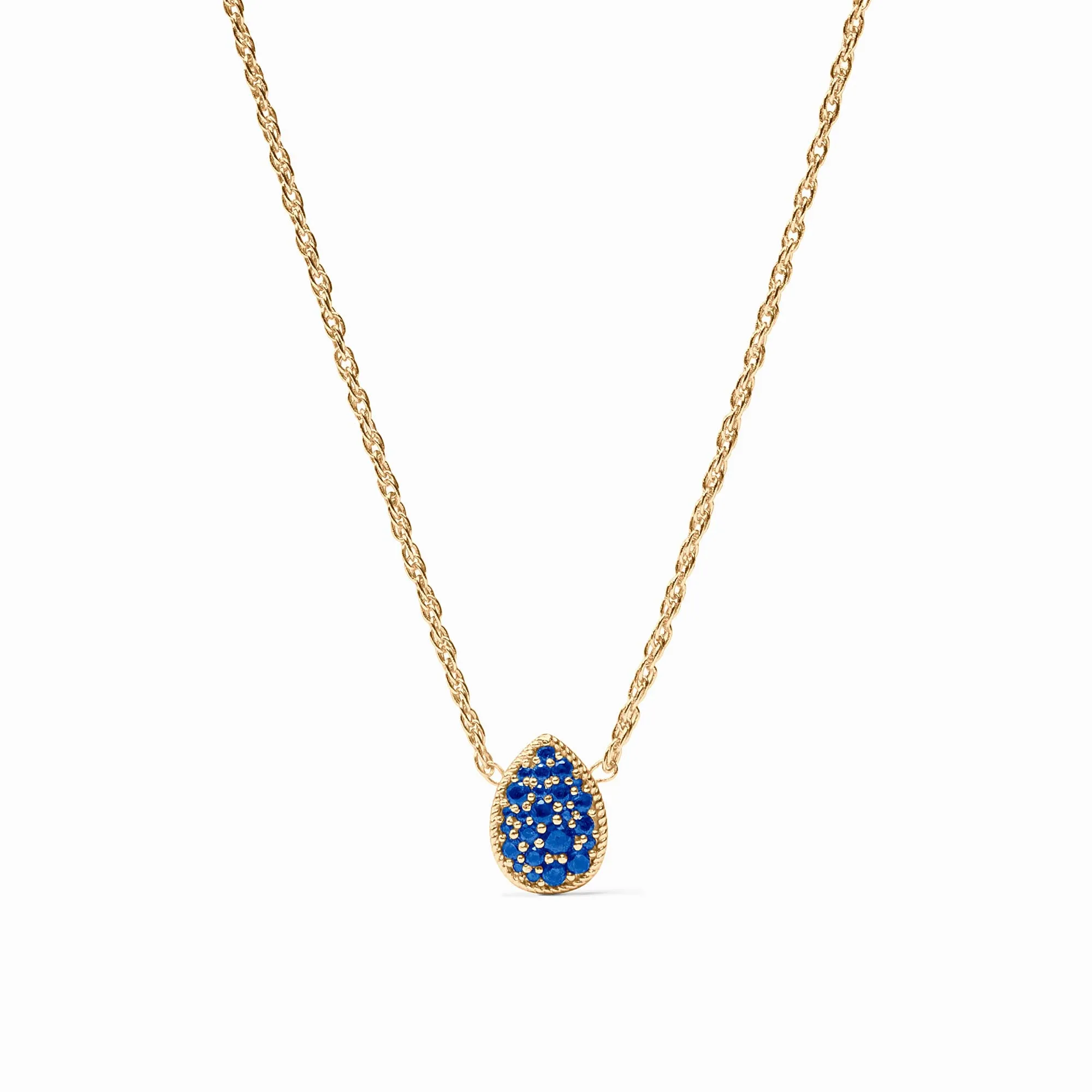 Pavé Teardrop Delicate Necklace sold by Julie Vos