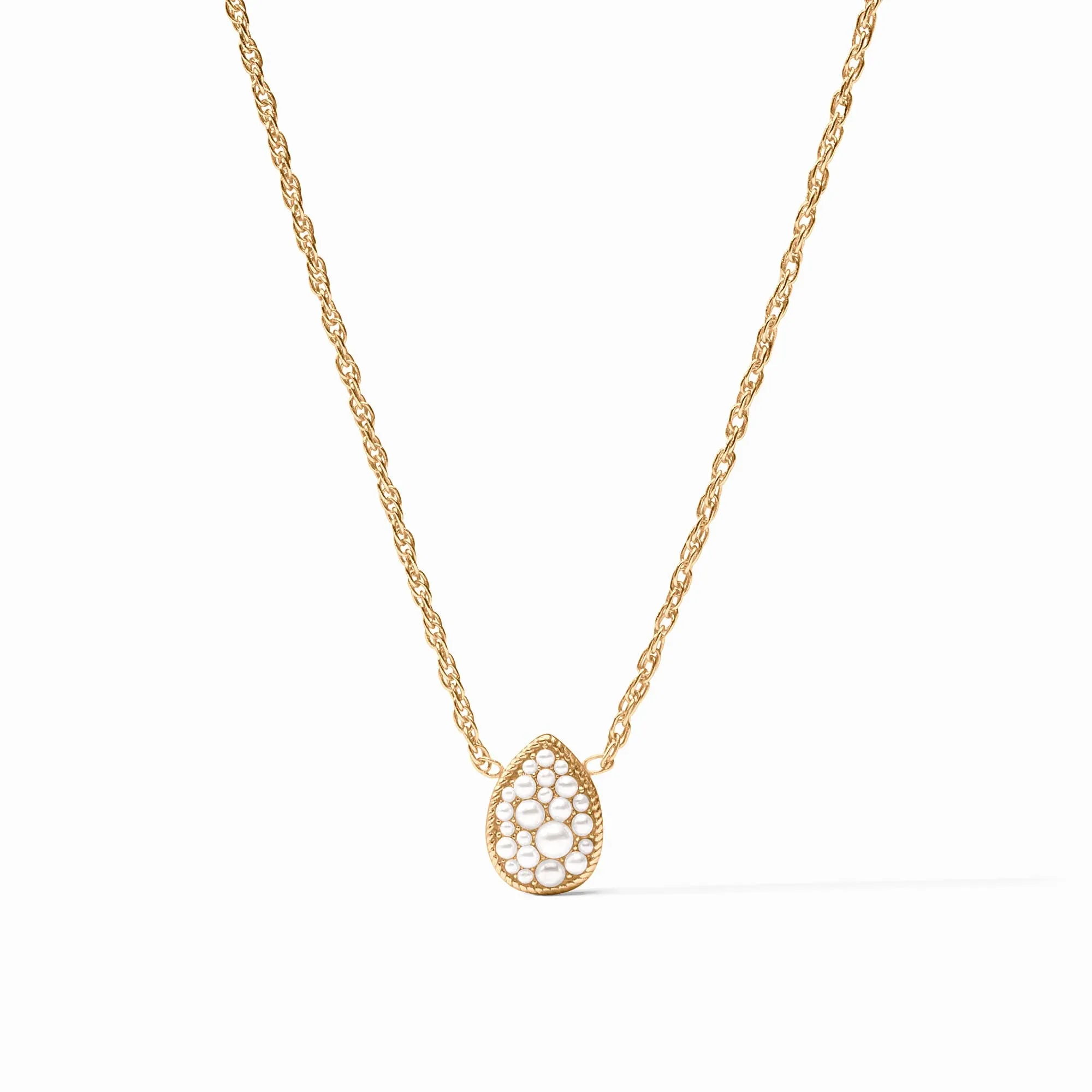 Pavé Teardrop Delicate Necklace sold by Julie Vos