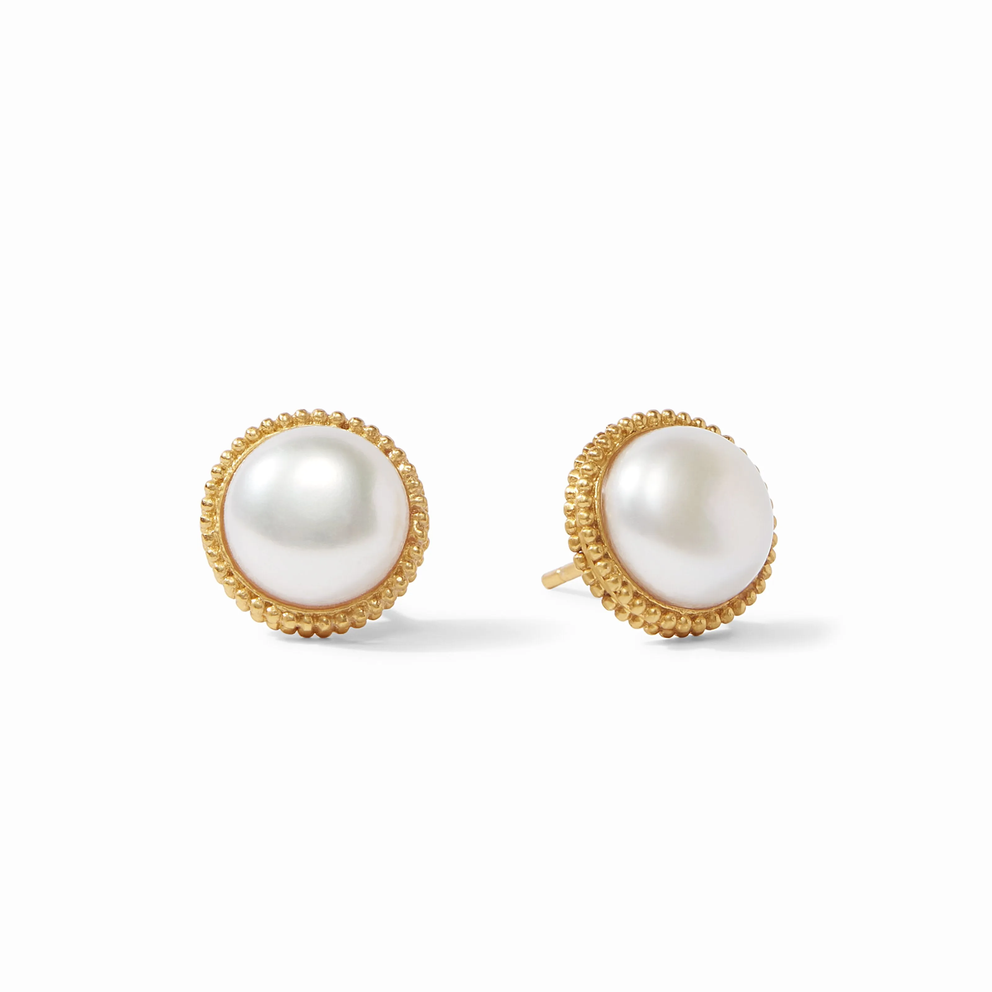 Fleur-de-Lis Pearl Stud sold by Julie Vos