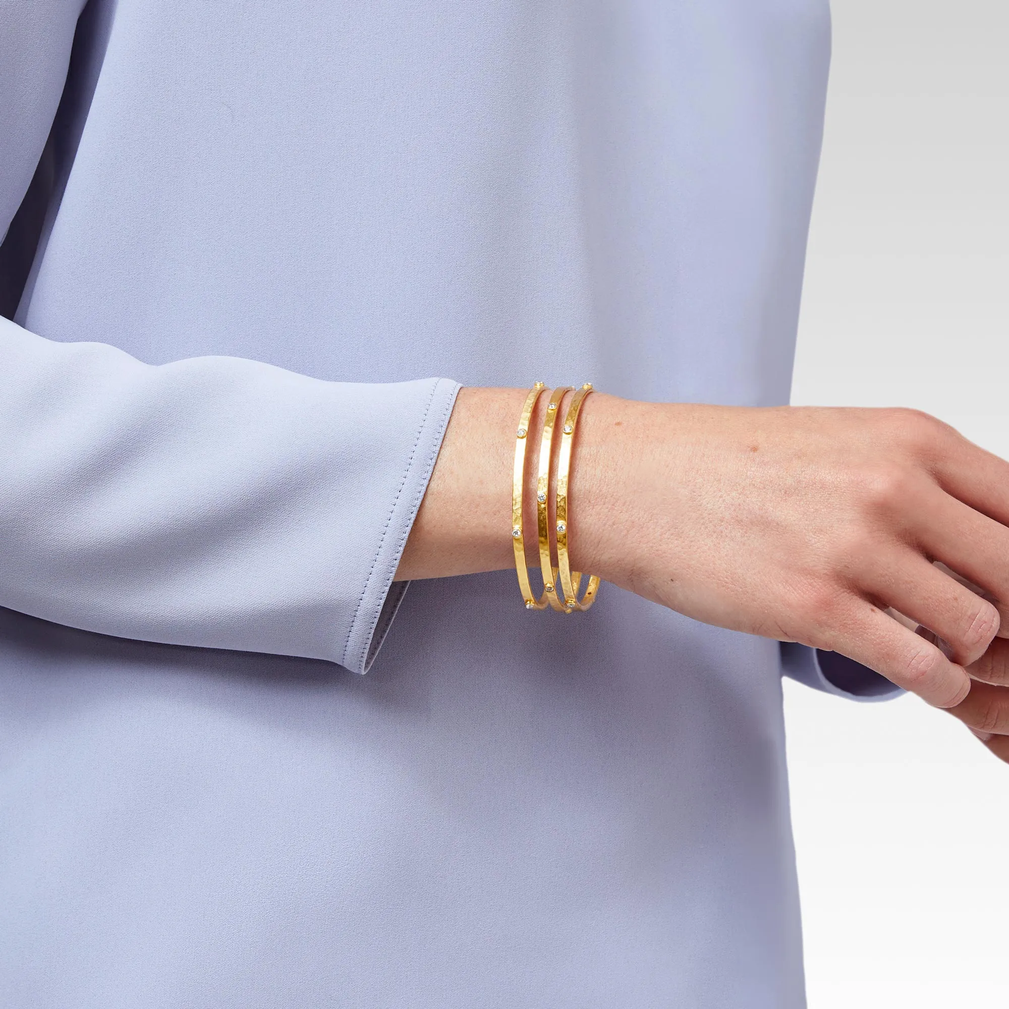 Crescent Stone Bangle sold by Julie Vos product image thumbnail 4