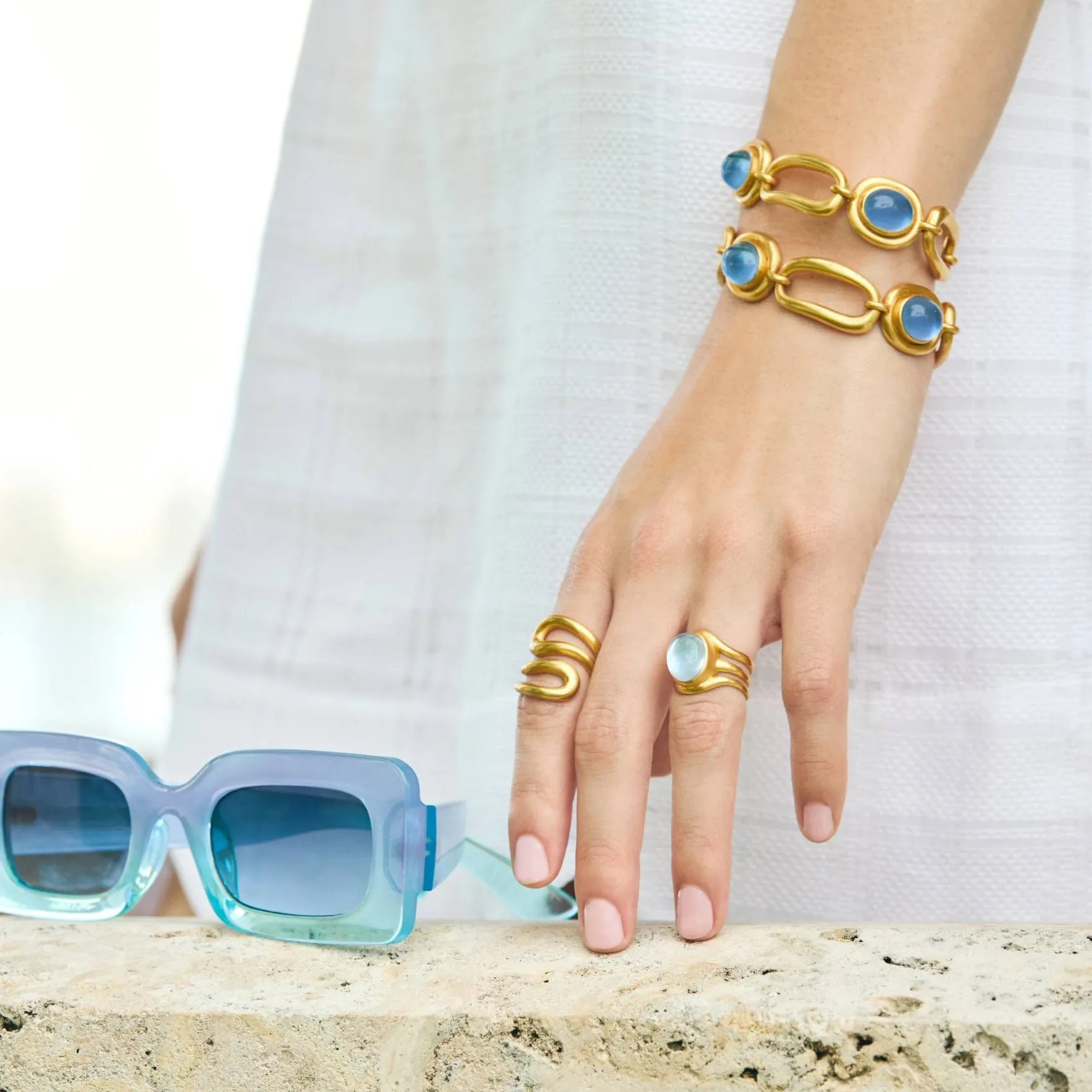 Wave Stone Bracelet sold by Julie Vos product image thumbnail 4