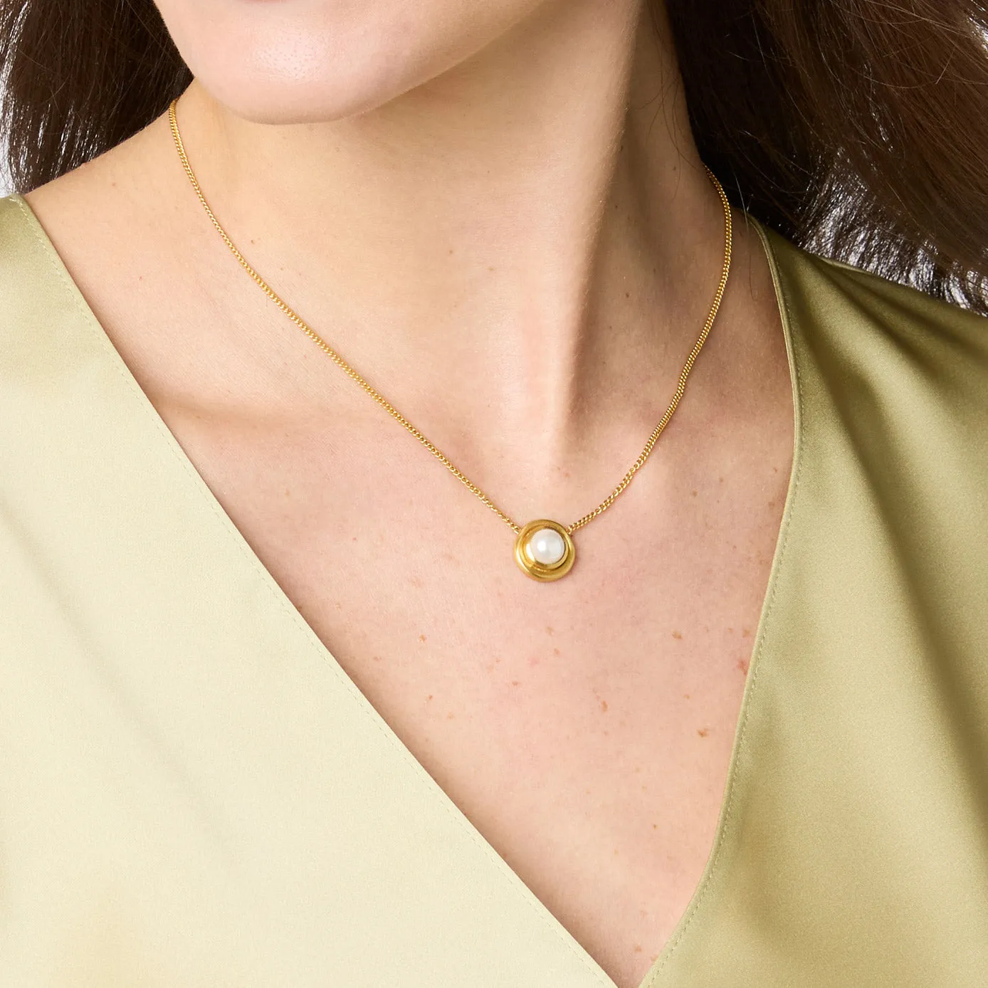 Wave Stone Delicate Necklace sold by Julie Vos product image thumbnail 4