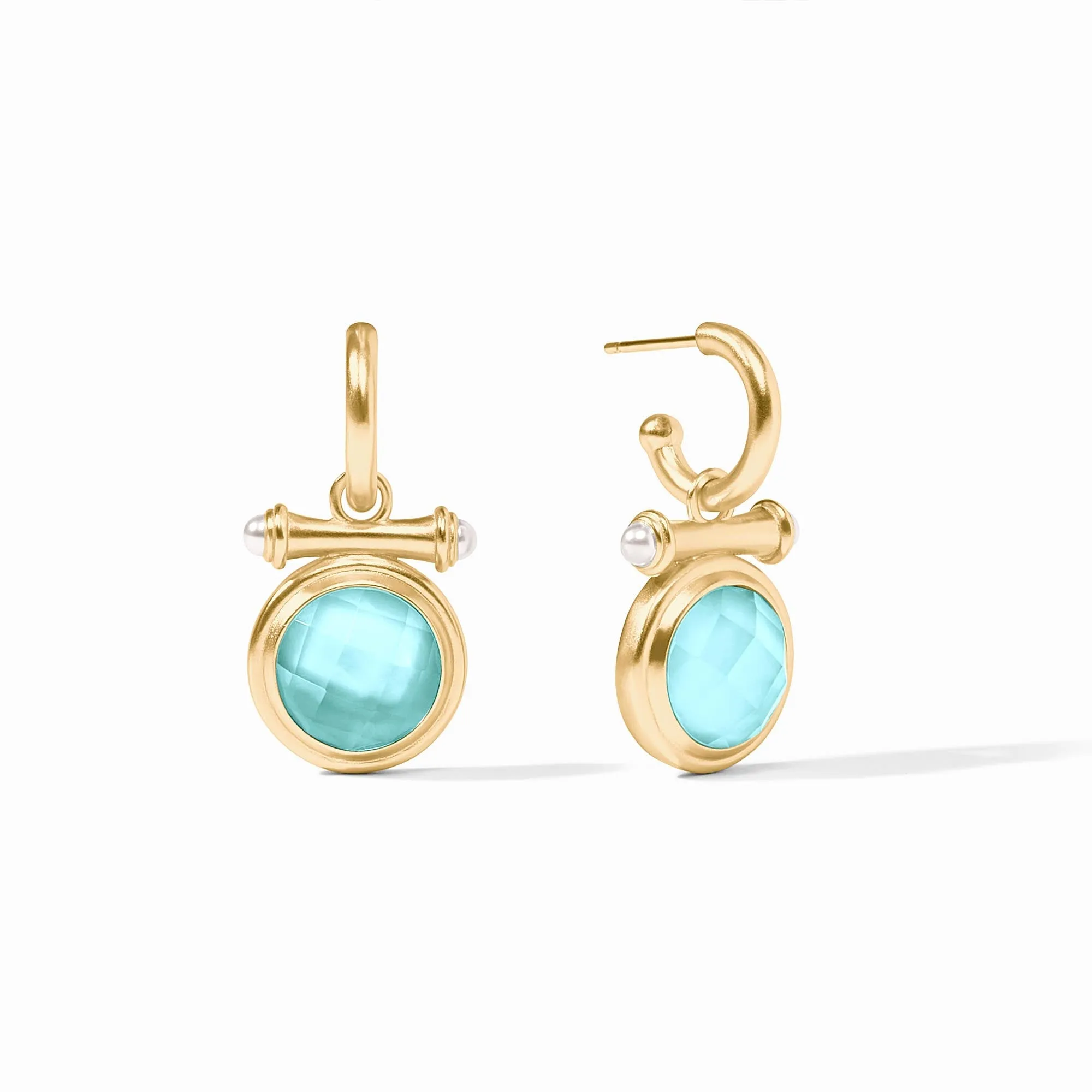 Bamboo Hoop & Charm Earring sold by Julie Vos product image thumbnail 2