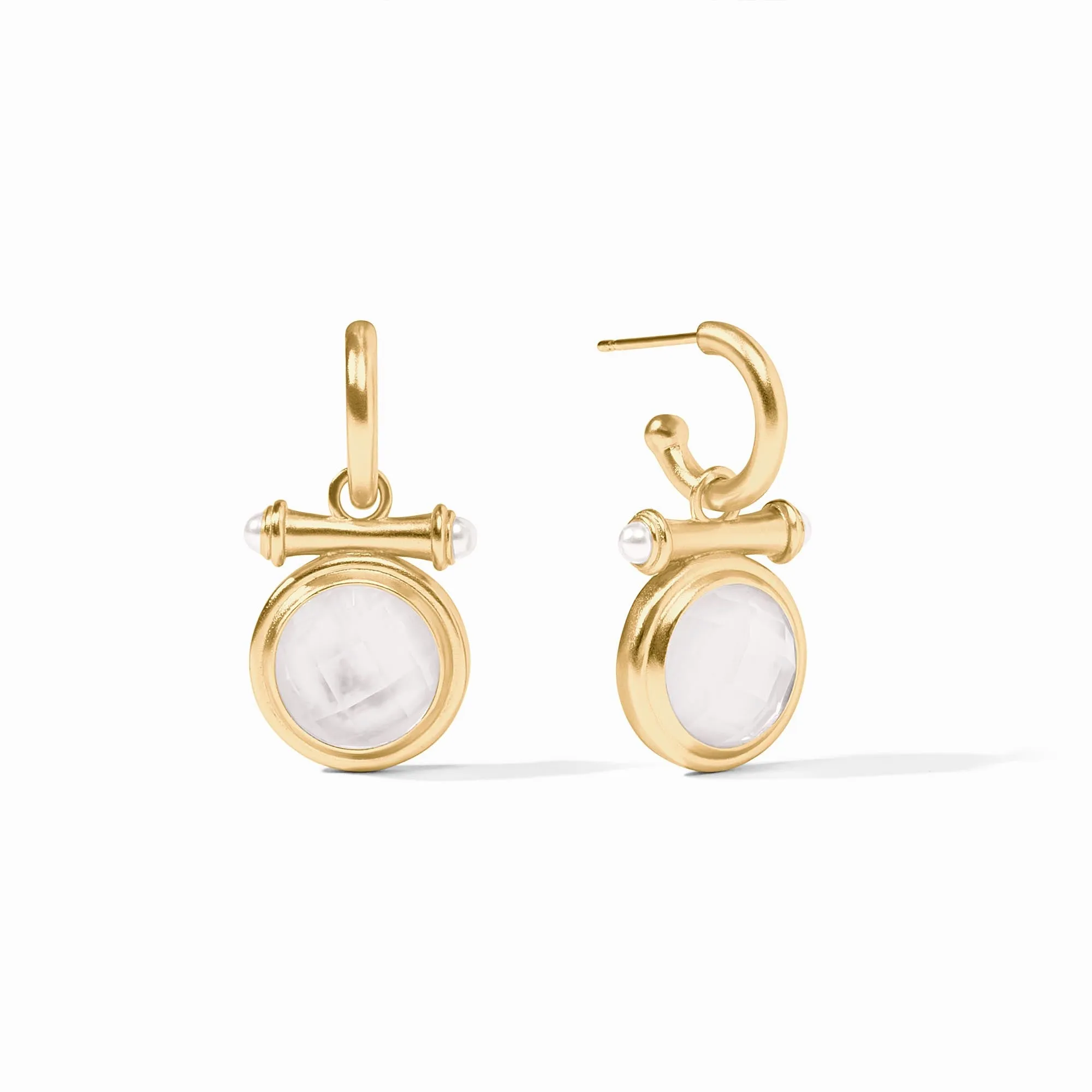 Bamboo Hoop & Charm Earring sold by Julie Vos product image thumbnail 3