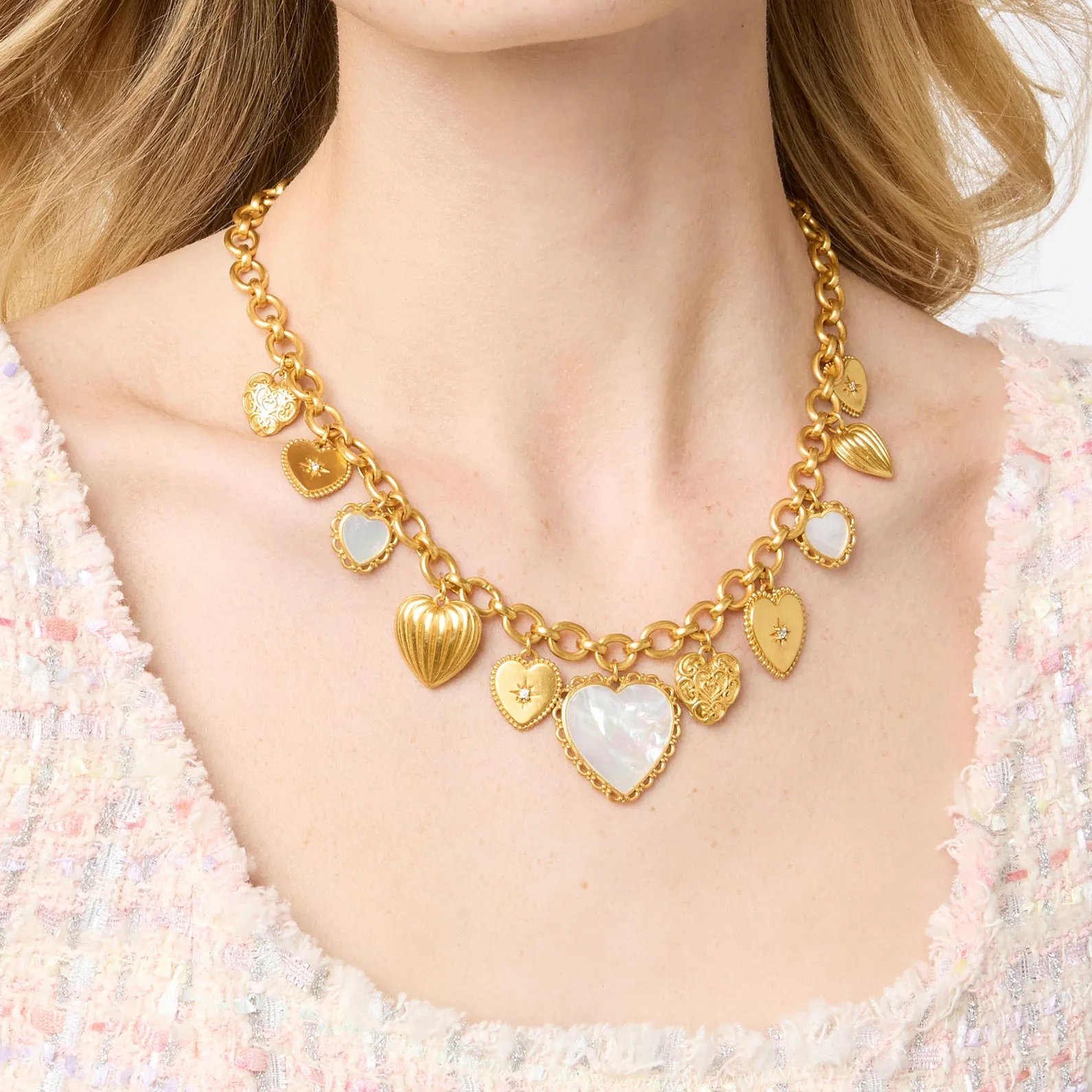 Heart Charm Necklace sold by Julie Vos product image thumbnail 2