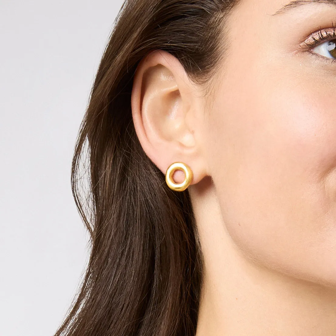 Wave Circle Stud sold by Julie Vos product image thumbnail 2