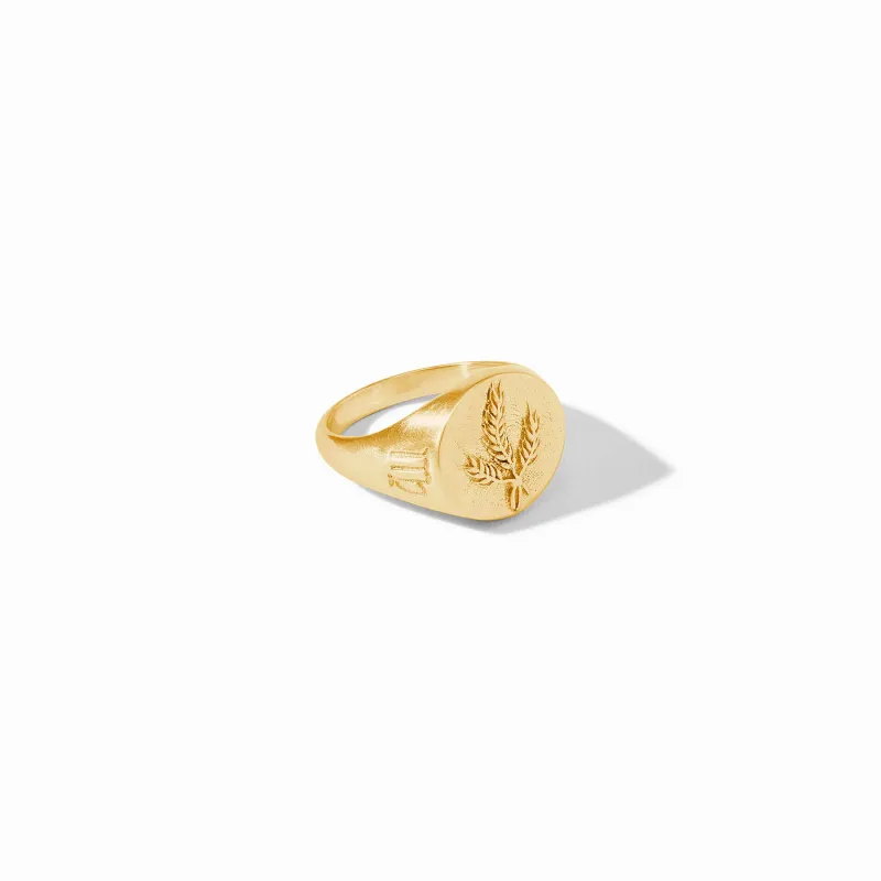 Zodiac Signet Ring - Virgo sold by Julie Vos