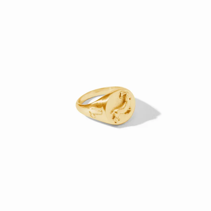 Zodiac Signet Ring - Capricorn sold by Julie Vos
