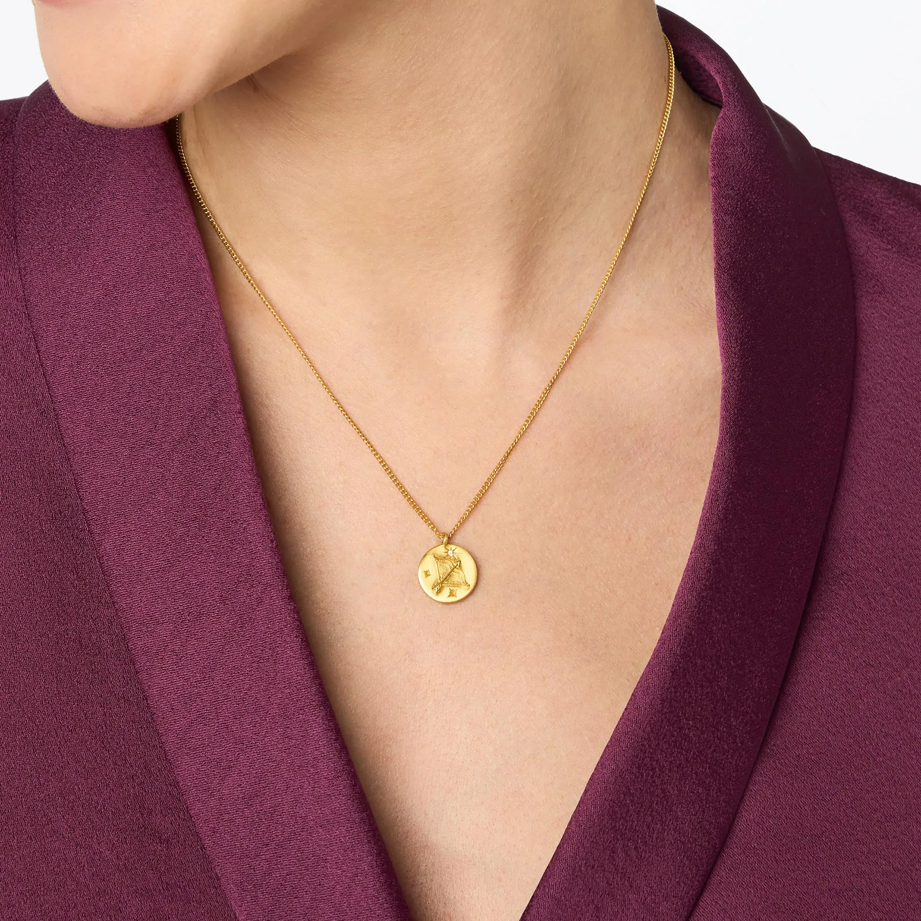 Zodiac Delicate Necklace - Virgo sold by Julie Vos product image thumbnail 2