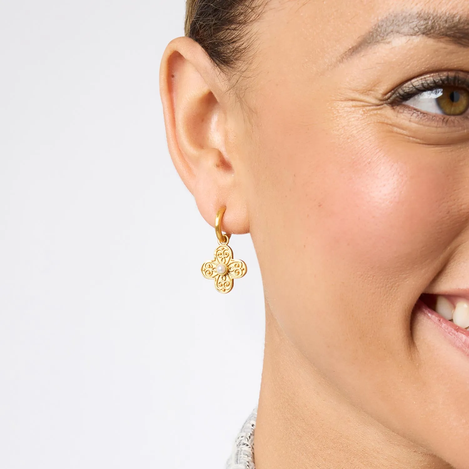 Corinth Hoop & Charm Earring sold by Julie Vos product image thumbnail 2