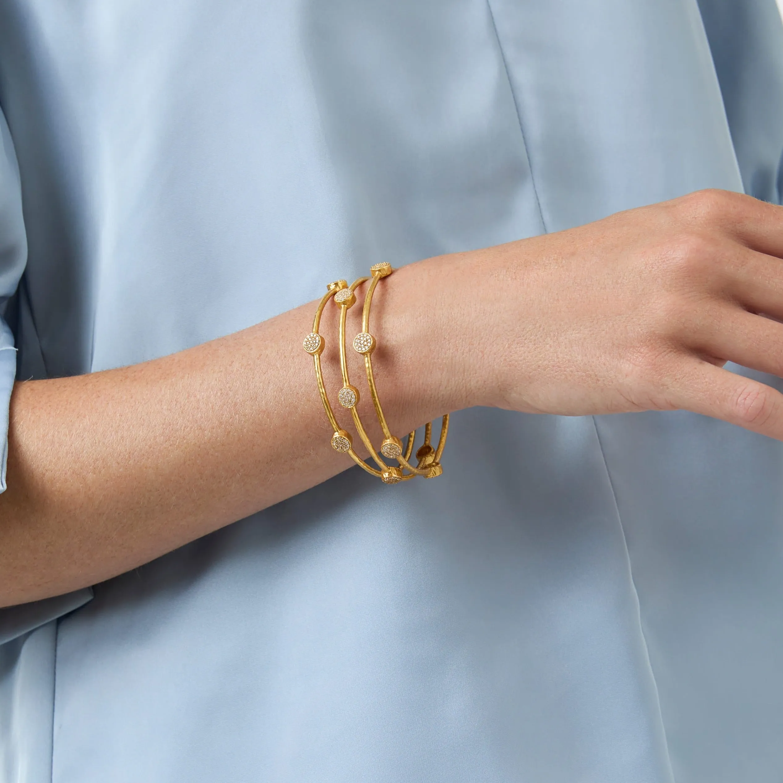 Milano Luxe Pavé Bangle sold by Julie Vos product image thumbnail 2