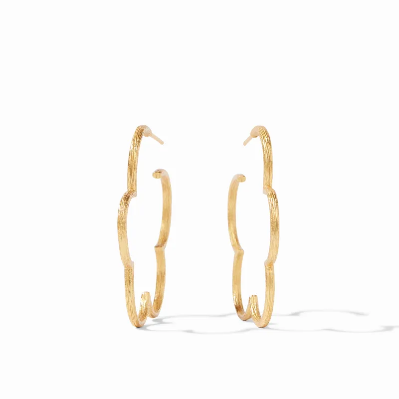 Gardenia Textured Hoop sold by Julie Vos