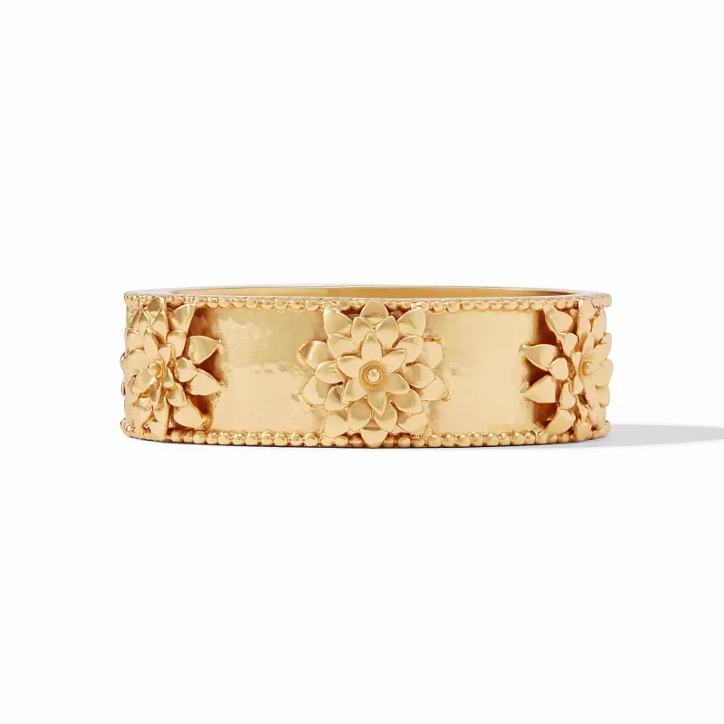 Flora Statement Hinge Bangle made by Julie Vos
