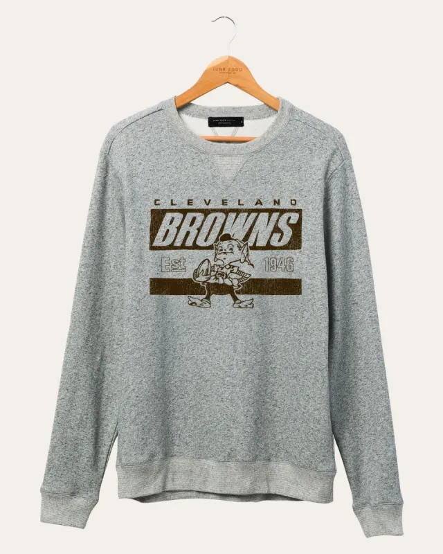 NFL Cleveland Browns Formation Crew Fleece sold by Junk Food Clothing