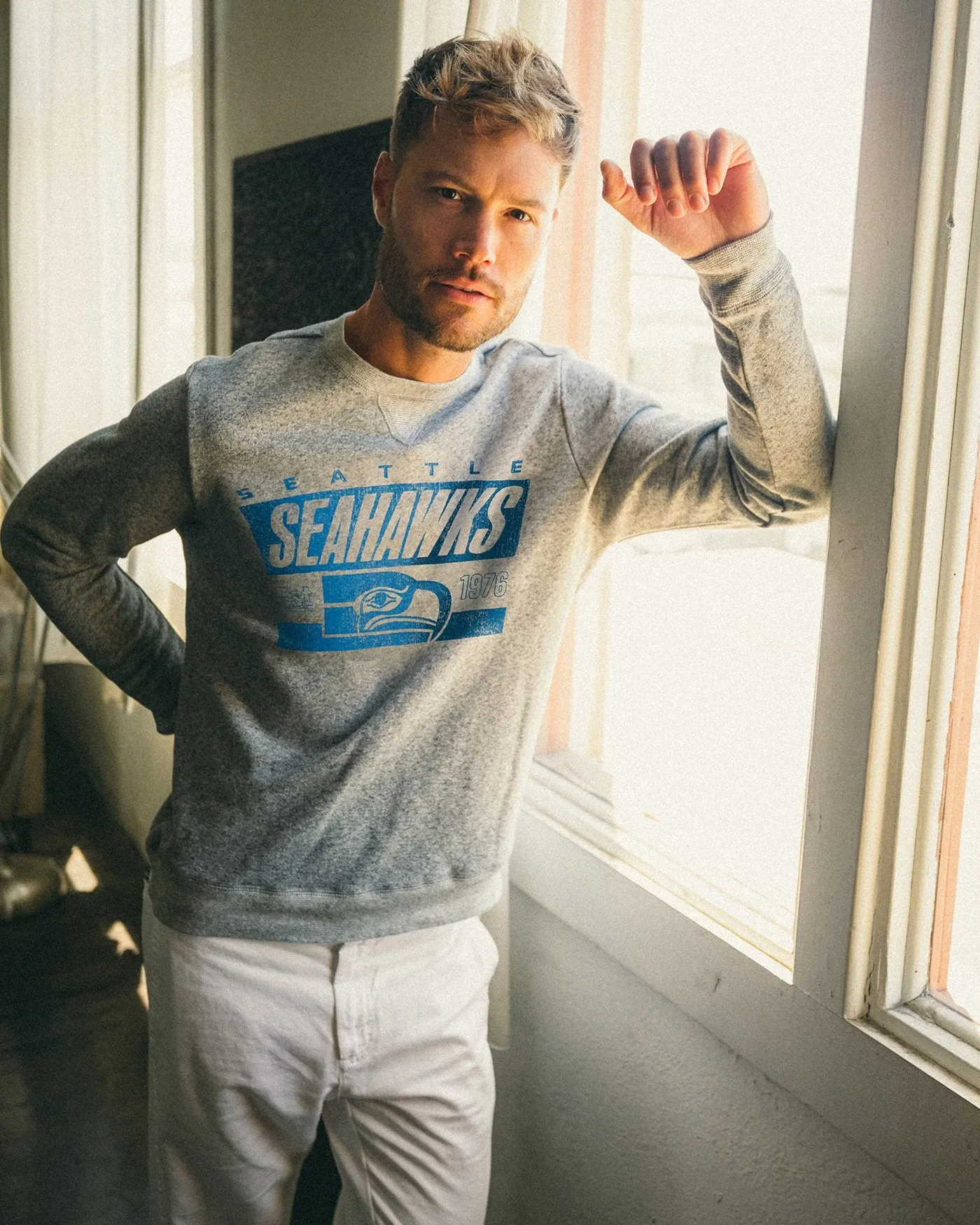 NFL Seattle Seahawks Formation Fleece Crewneck sold by Junk Food Clothing product image thumbnail 2