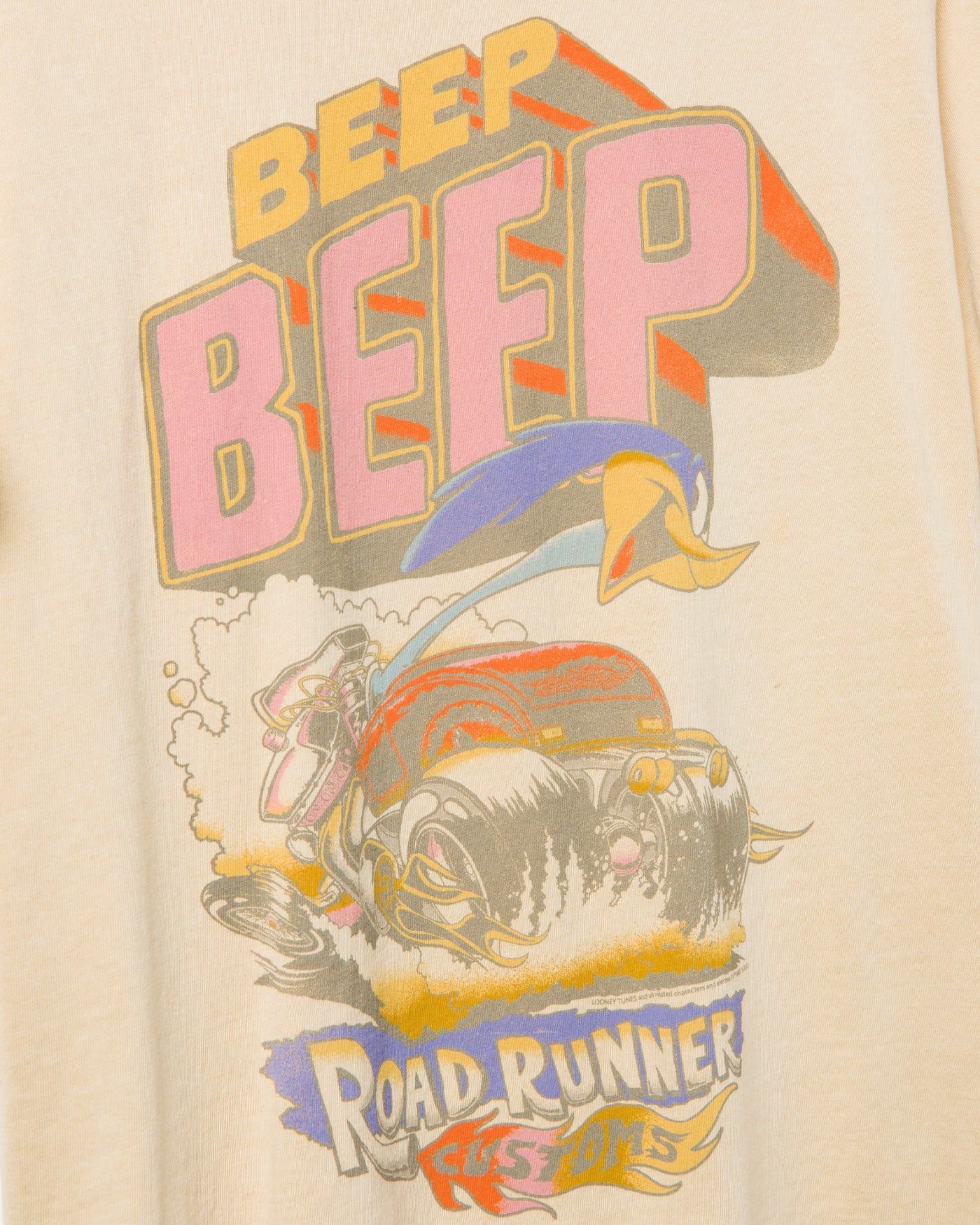 Looney Tunes Beep Beep Road Runner Vintage Tee sold by Junk Food Clothing product image thumbnail 4