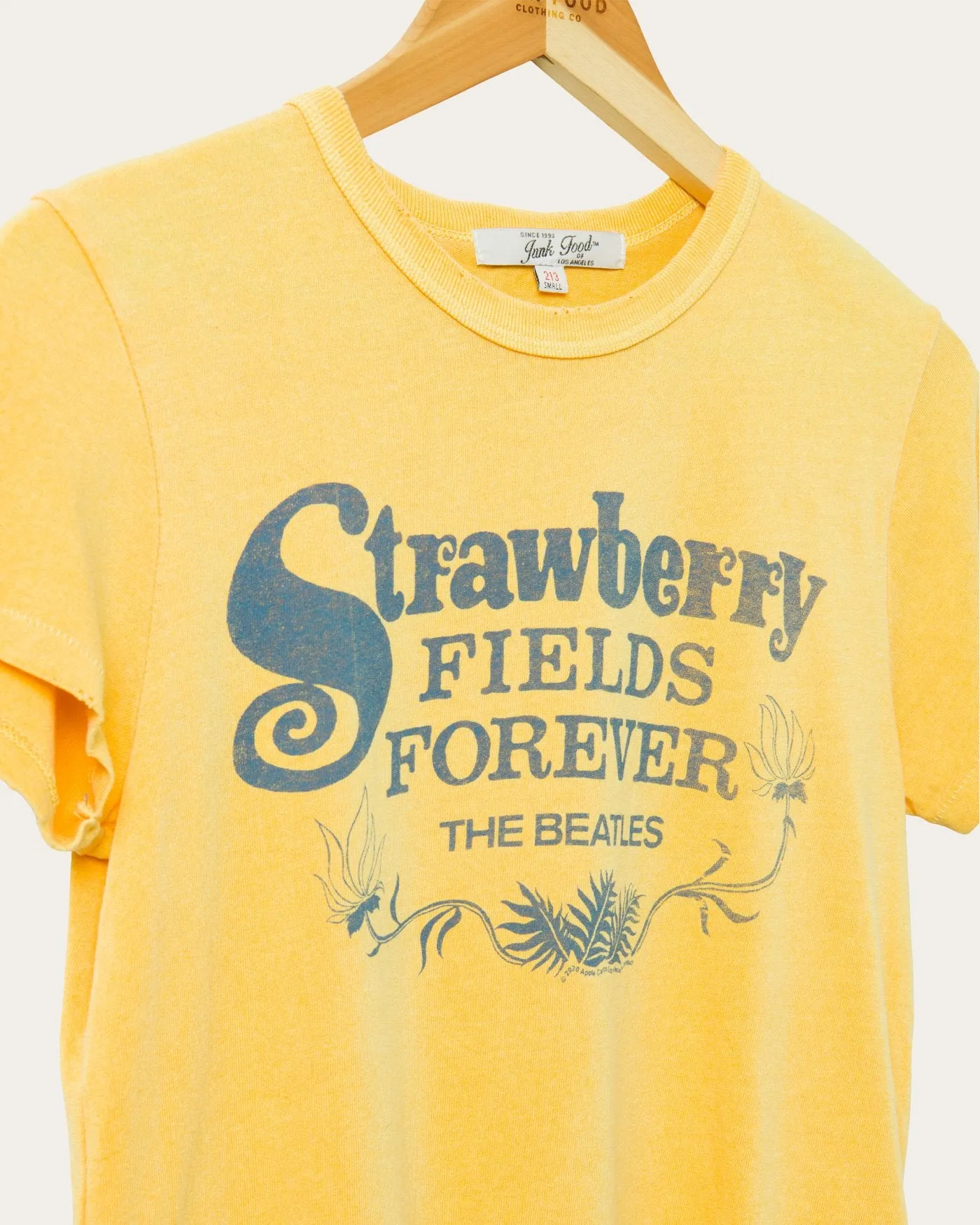 Women's The Beatles Strawberry Fields Forever Original Tee sold by Junk Food Clothing product image thumbnail 4