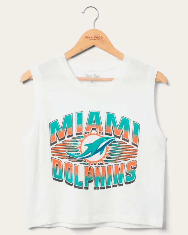 Women's Miami Dolphins Tank sold by Junk Food Clothing