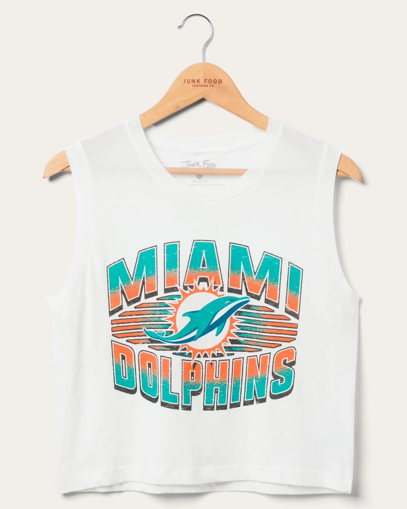Women's Miami Dolphins Tank sold by Junk Food Clothing