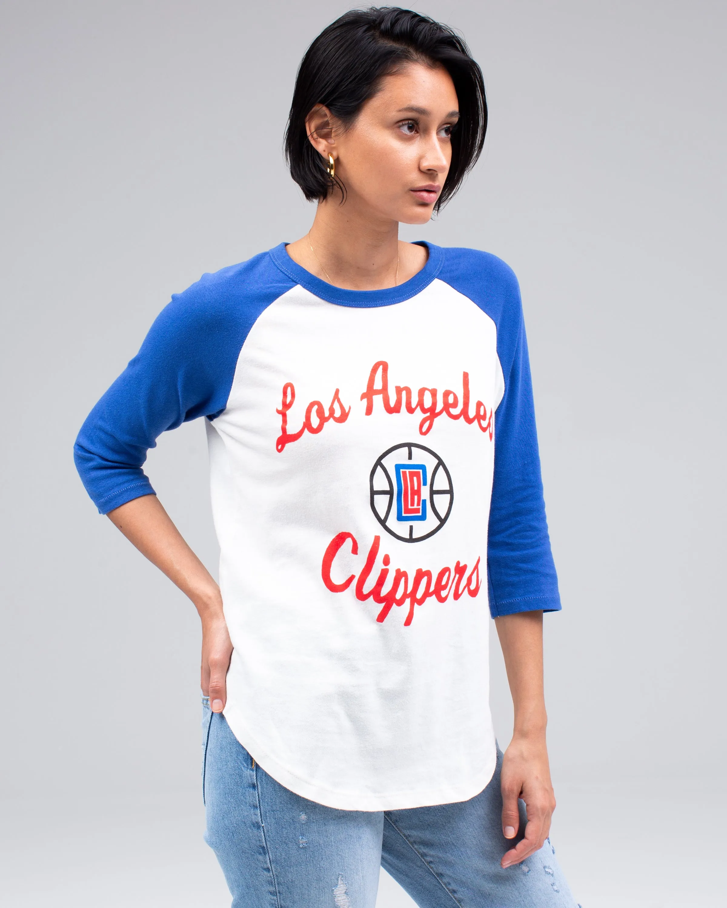 Women's Clippers Raglan sold by Junk Food Clothing product image thumbnail 4