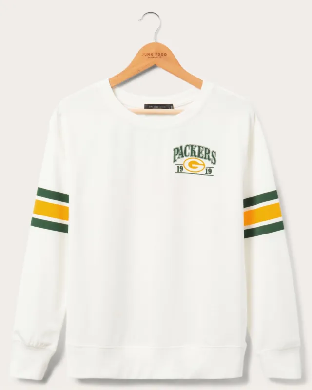 Womens Packers Kickoff Crew sold by Junk Food Clothing