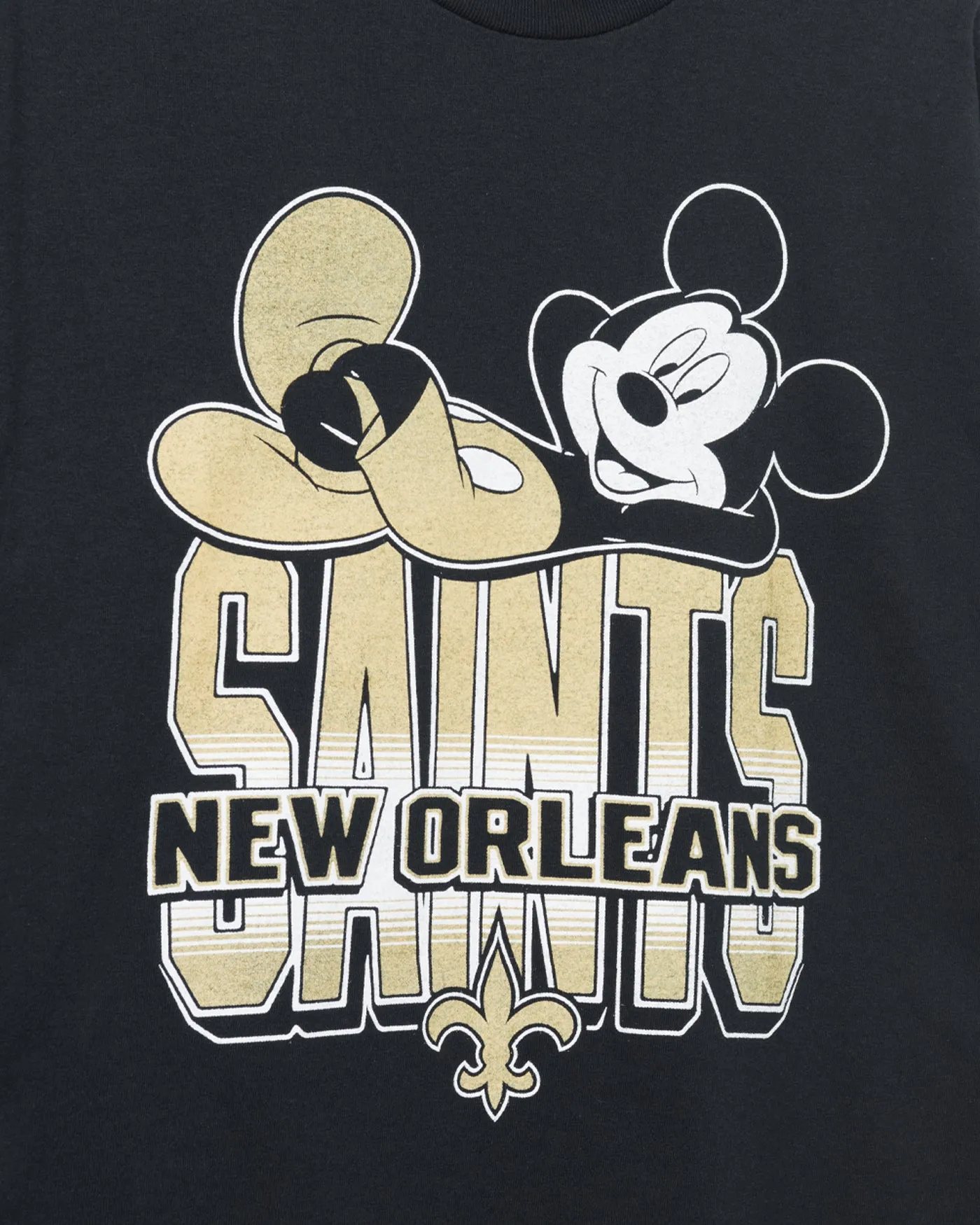 New Orleans Saints Mickey Kick Back Tee sold by Junk Food Clothing product image thumbnail 3