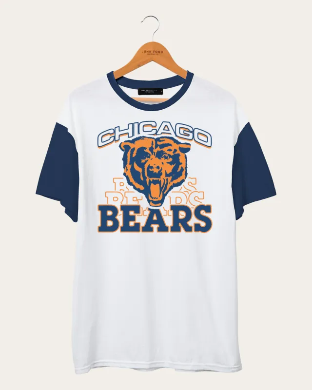 NFL Chicago Bears Colorblock Tee sold by Junk Food Clothing