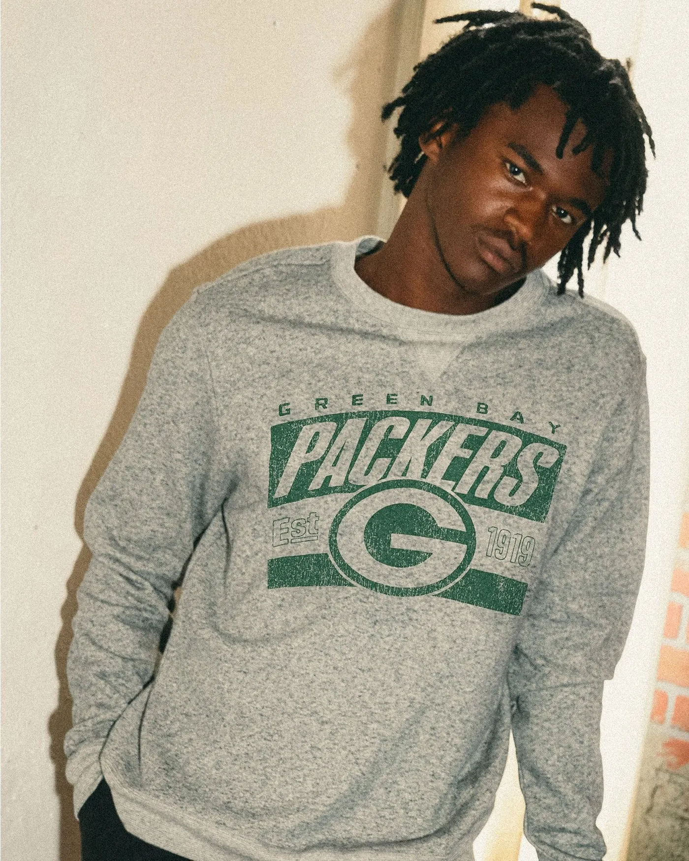 NFL Green Bay Packers Formation Fleece Crewneck sold by Junk Food Clothing product image thumbnail 2