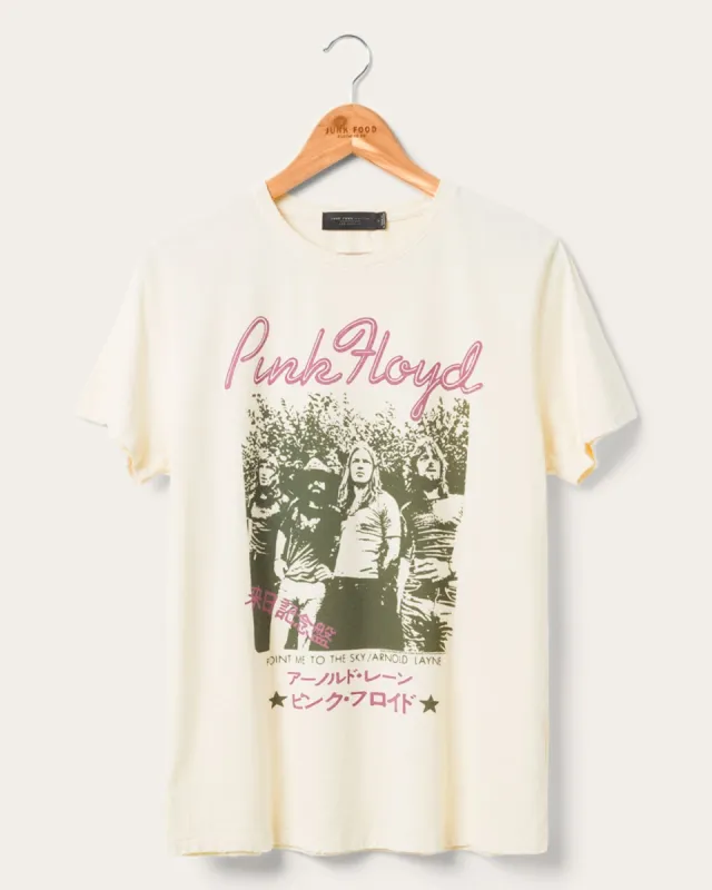 Women's Pink Floyd Point Me To The Sky Vintage Tee sold by Junk Food Clothing
