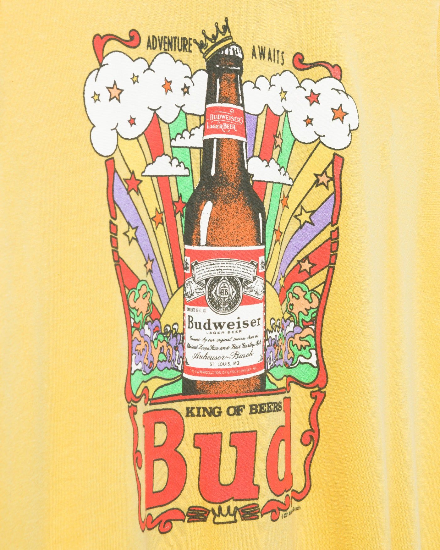 Women's Budweiser King of Beers Original Tee sold by Junk Food Clothing product image thumbnail 5